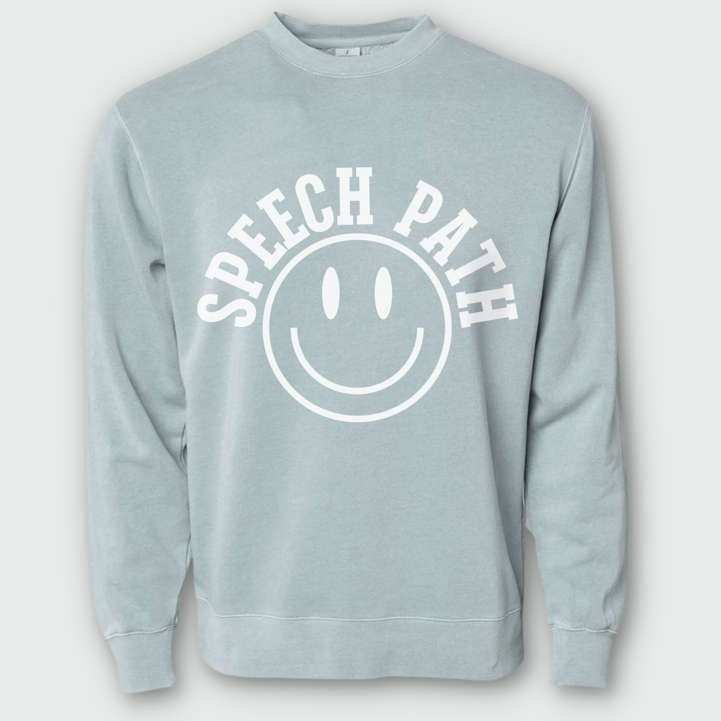 Sage Speech Path Pigment Dyed Sweatshirt