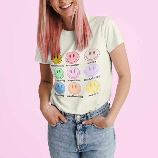 Retro Distressed Speech Scope Jersey T-Shirt