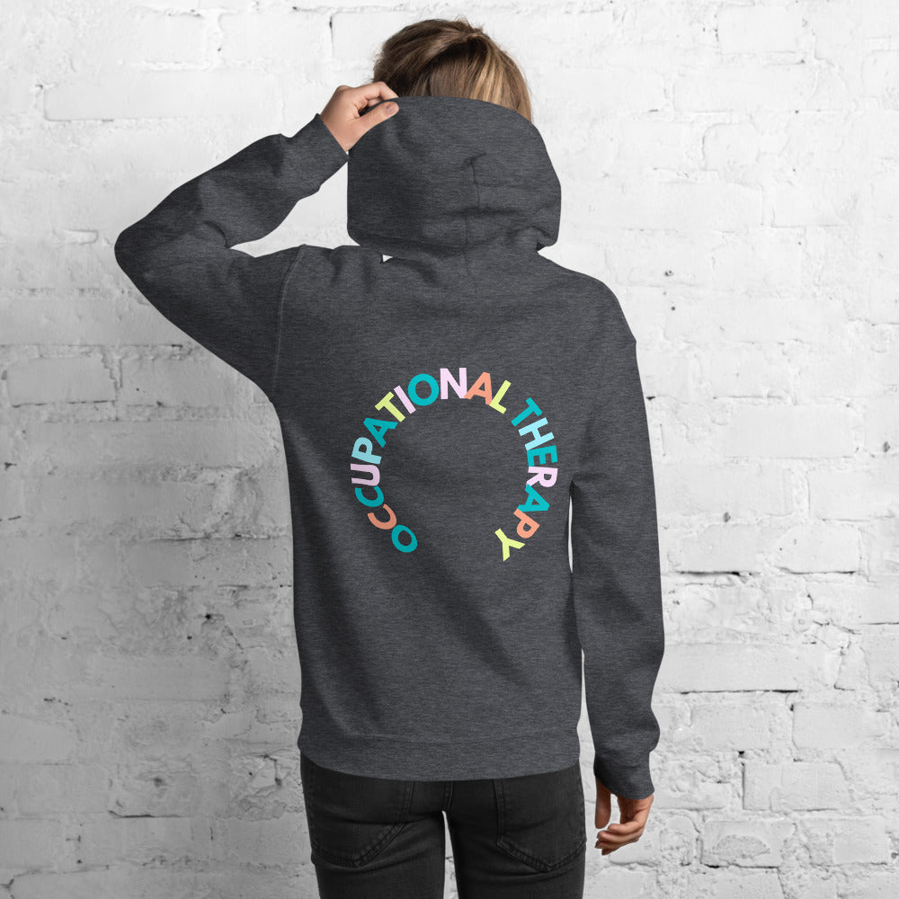 Multicolored Occupational Therapy Hoodie | Back Print