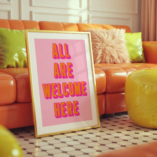 All Are Welcome Here Digital Print