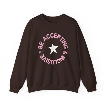 Be Accepting & Inclusive Crewneck Sweatshirt