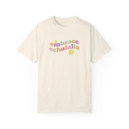 Embrace Echolalia Wavy Comfort Colors T-Shirt