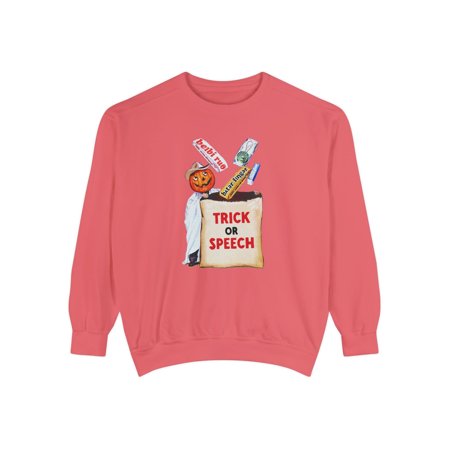 Trick or Speech Comfort Colors Sweatshirt