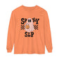 Spooky SLP Checkerboard Long Sleeve Comfort Colors T-Shirt