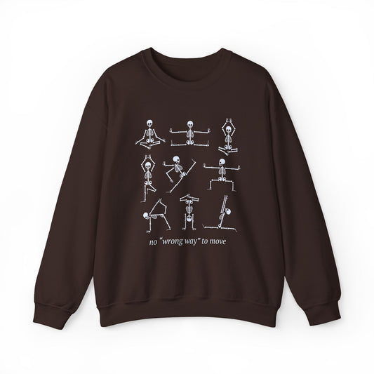 No Wrong Way To Move Crewneck Sweatshirt
