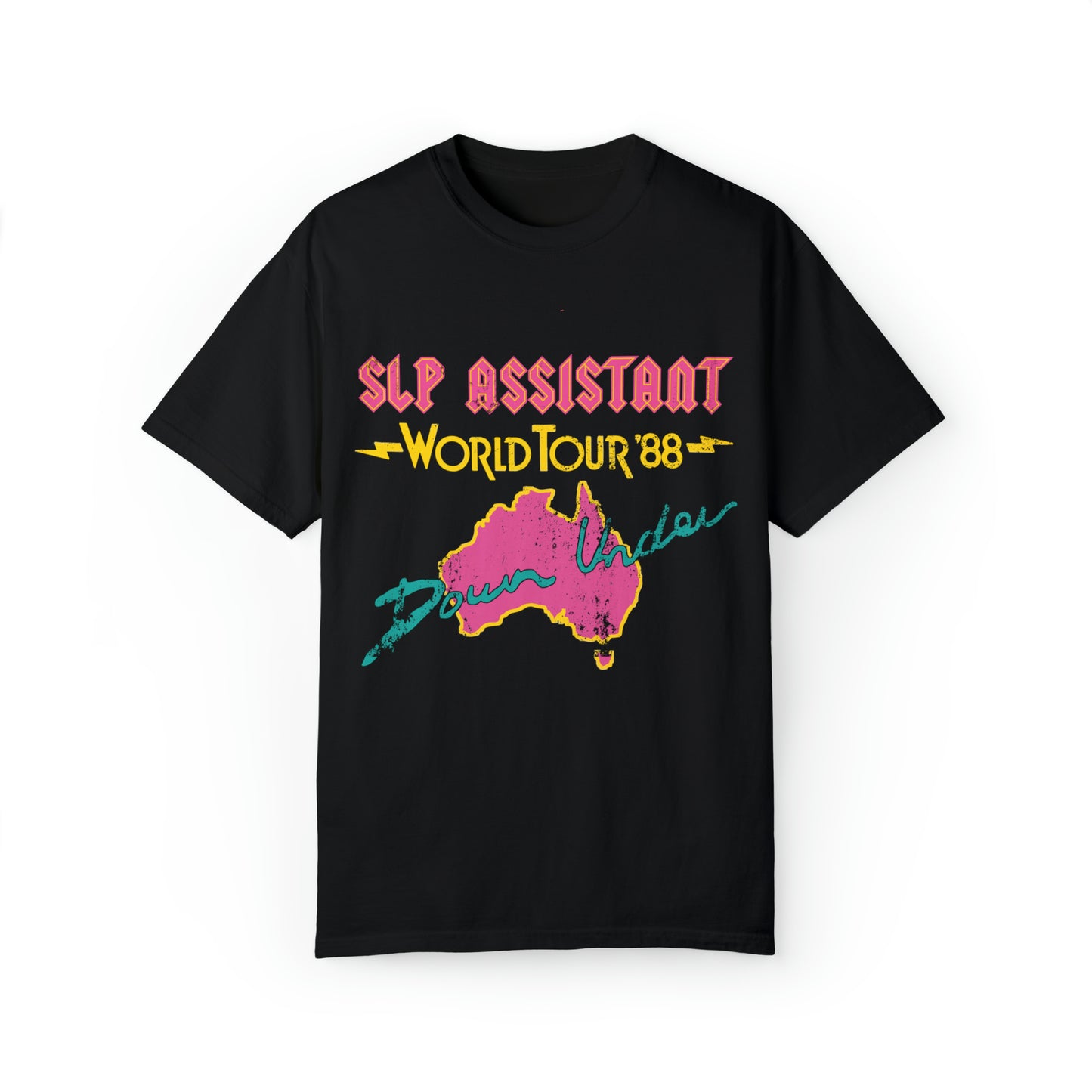 SLP Assistant World Tour Comfort Colors T-Shirt
