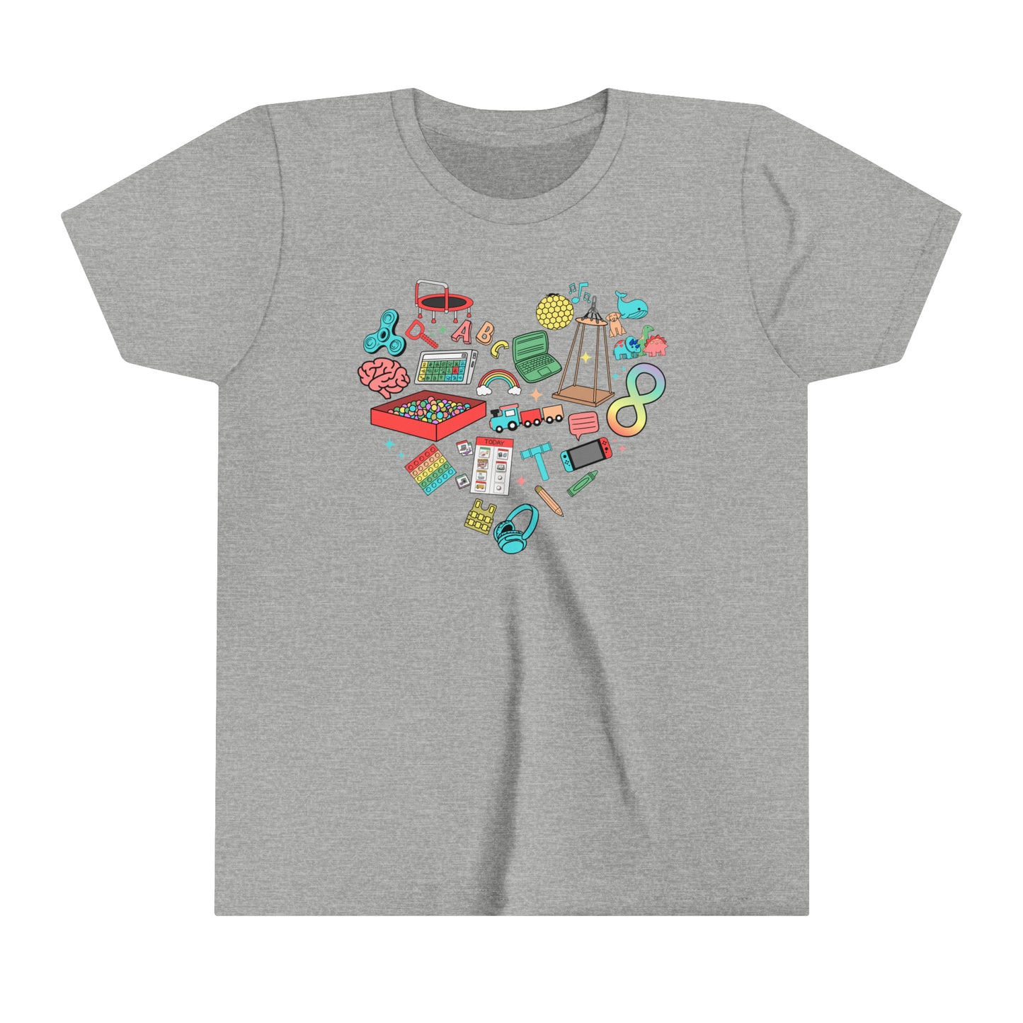 Autism Heart Youth T-Shirt