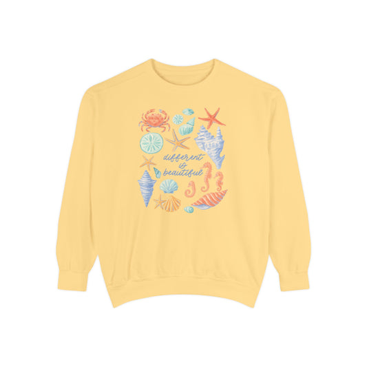 Different Is Beautiful Comfort Colors Sweatshirt