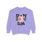 Spooky SLPA Checkerboard Comfort Colors Sweatshirt
