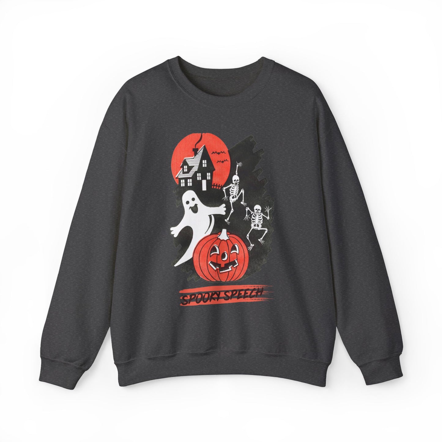 Spooky Speech Friends Crewneck Sweatshirt
