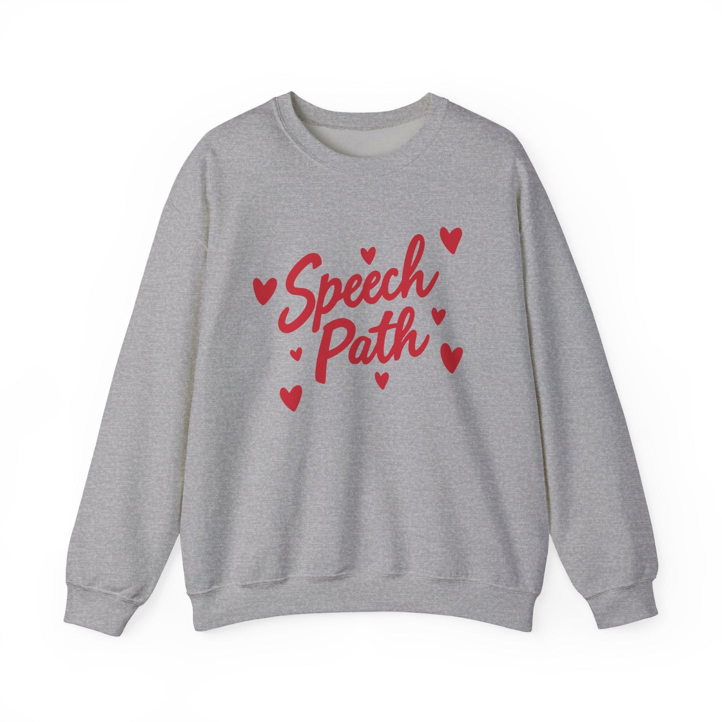Speech Path Hearts Crewneck Sweatshirt