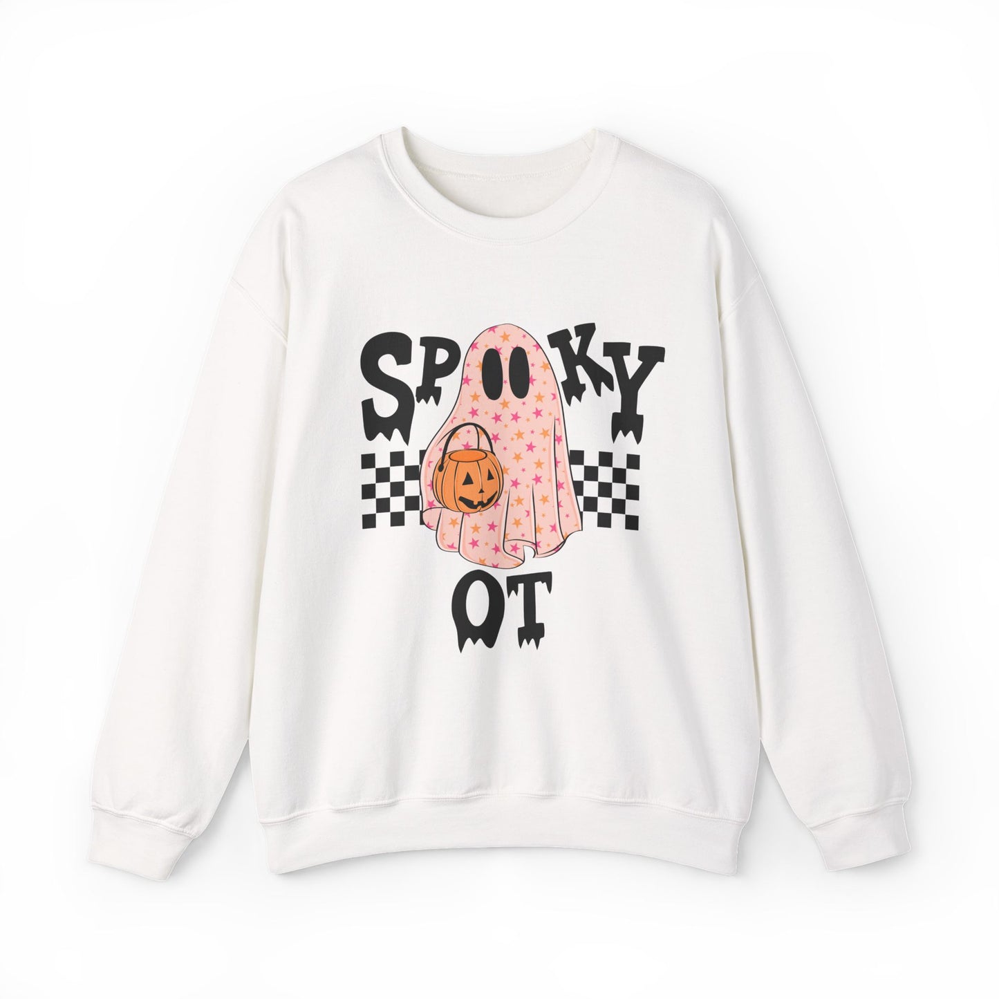 Spooky OT Checkerboard Crewneck Sweatshirt