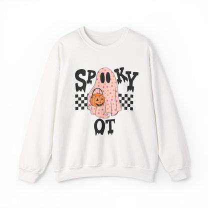 Spooky OT Checkerboard Crewneck Sweatshirt
