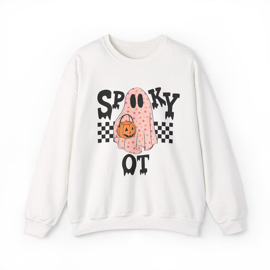 Spooky OT Checkerboard Crewneck Sweatshirt