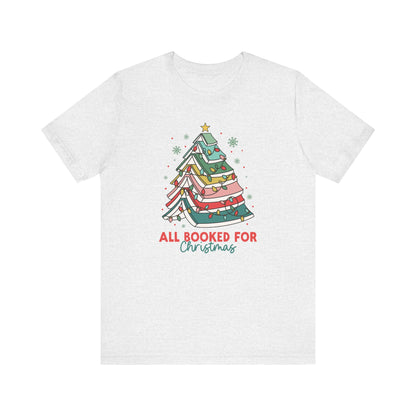 All Booked for Christmas Jersey T-Shirt