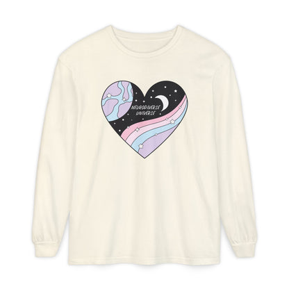 Neurodiverse Universe Long Sleeve Comfort Colors T-Shirt