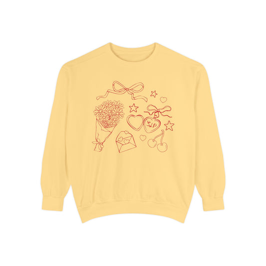 SLP Whimsy Doodles Comfort Colors Sweatshirt