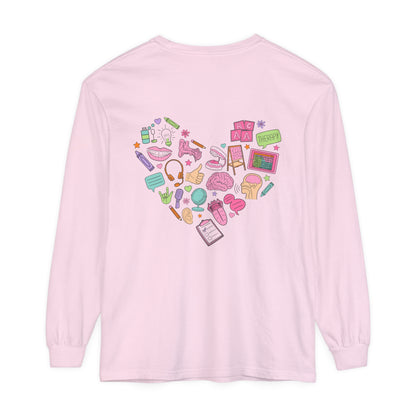 National Speech-Language-Hearing Month Long Sleeve Comfort Colors T-Shirt