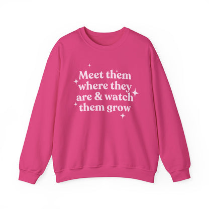 Meet Them Where They Are Crewneck Sweatshirt