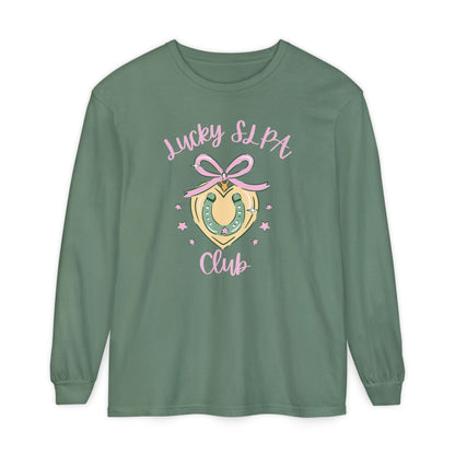 Lucky SLPA Club Long Sleeve Comfort Colors T-Shirt