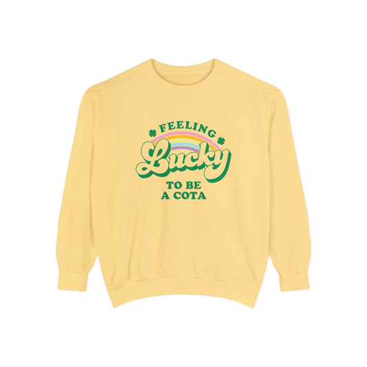 Feeling Lucky to Be a COTA Comfort Colors Sweatshirt
