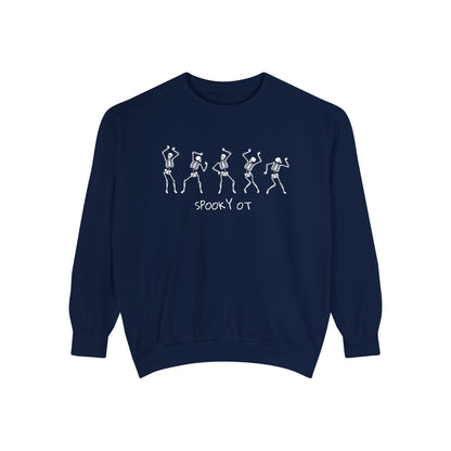 Spooky OT Skeletons Comfort Colors Sweatshirt
