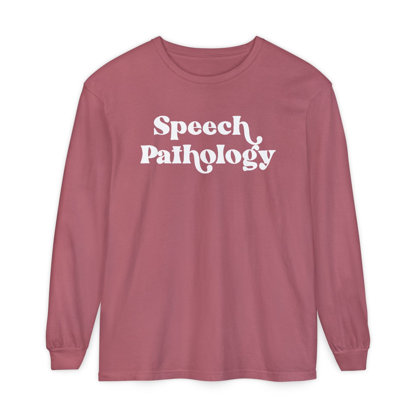 Speech Pathology Long Sleeve Comfort Colors T-shirt