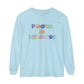 Playing Is Learning Long Sleeve Comfort Colors T-shirt