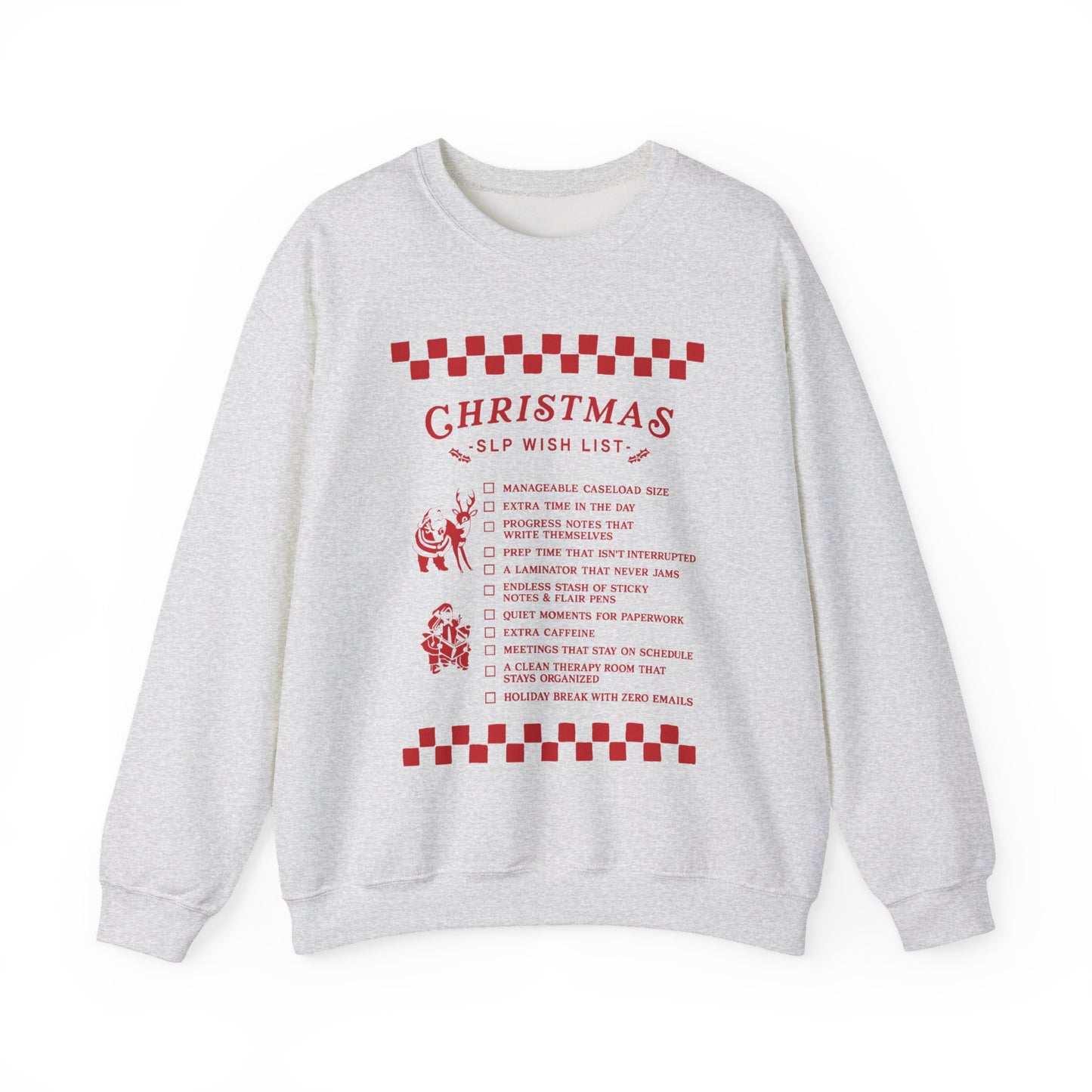 Christmas SLP Wish List Crewneck Sweatshirt