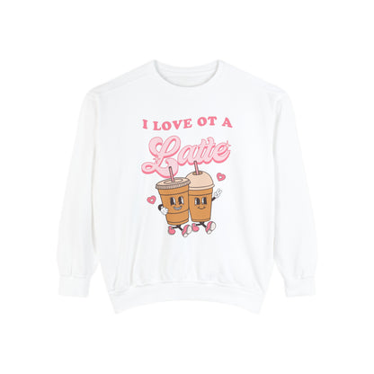 I Love OT a Latte Comfort Colors Sweatshirt