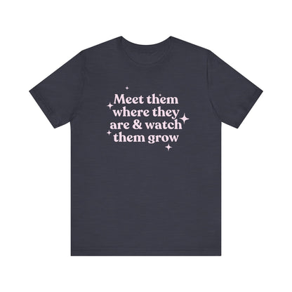 Meet Them Where They Are Jersey T-Shirt