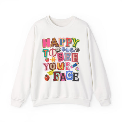 Happy to See Your Face Crewneck Sweatshirt