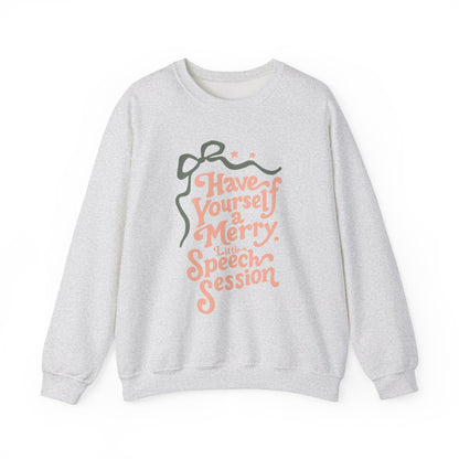 Merry Little Speech Session Crewneck Sweatshirt