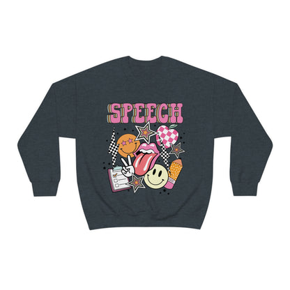 Retro Speech Crewneck Sweatshirt