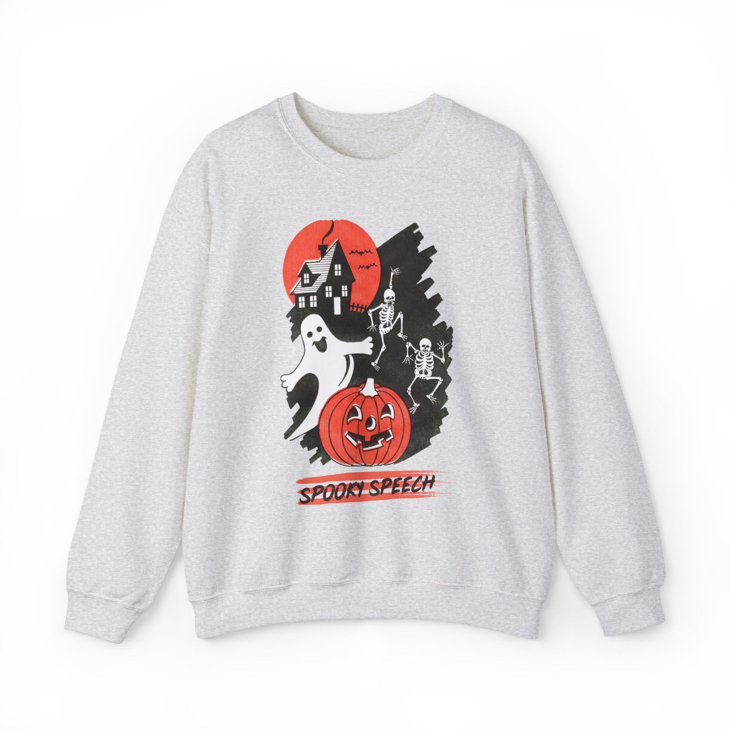 Spooky Speech Friends Crewneck Sweatshirt