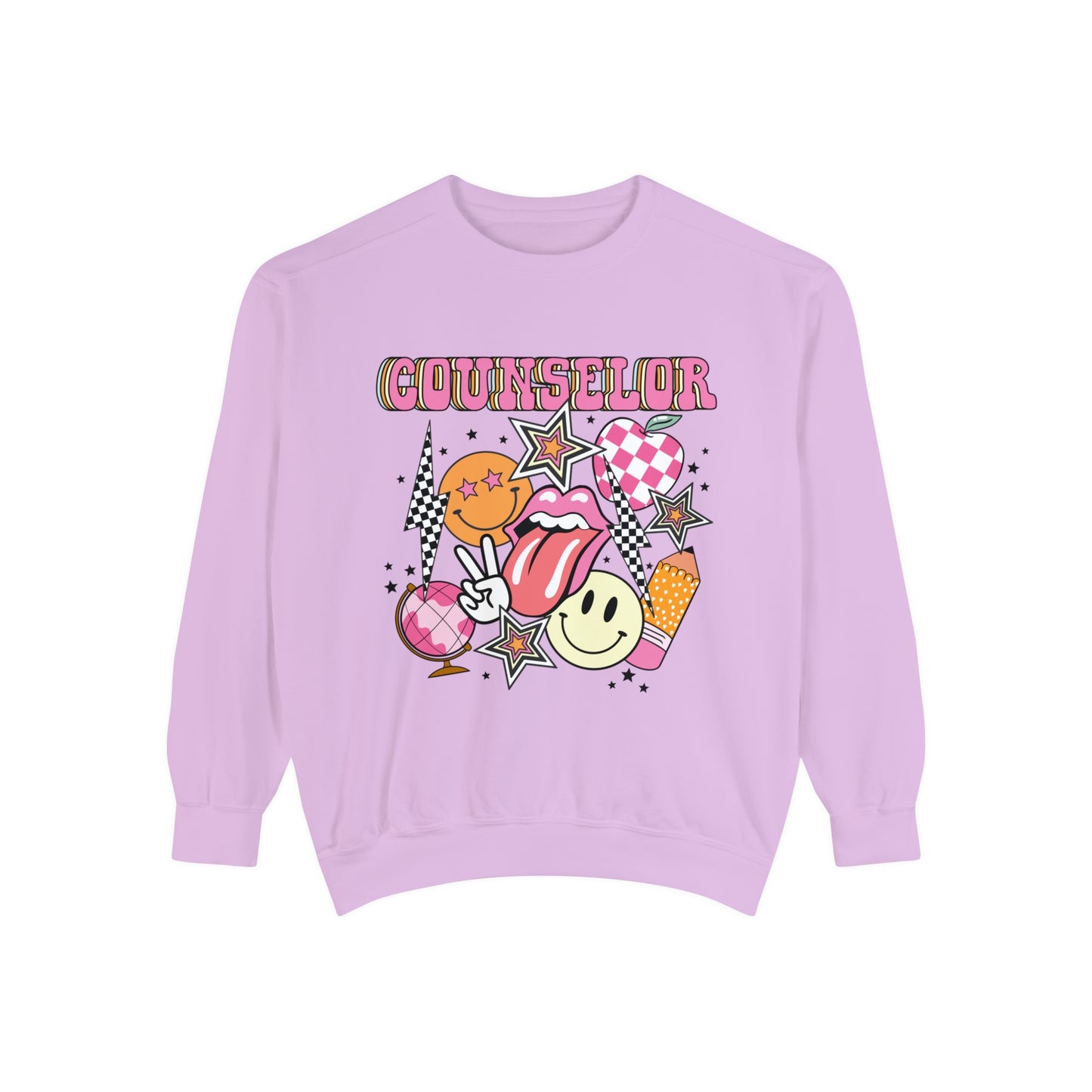 Retro Counselor Comfort Colors Sweatshirt