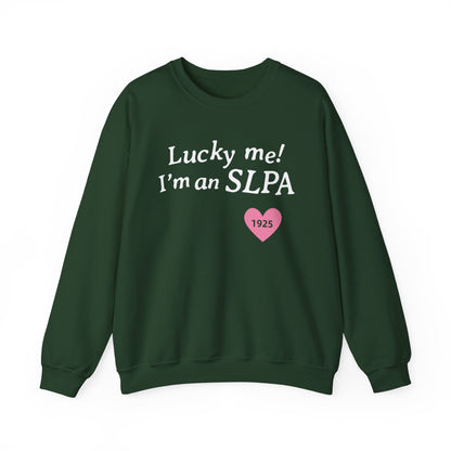Lucky Me I'm an SLPA Crewneck Sweatshirt