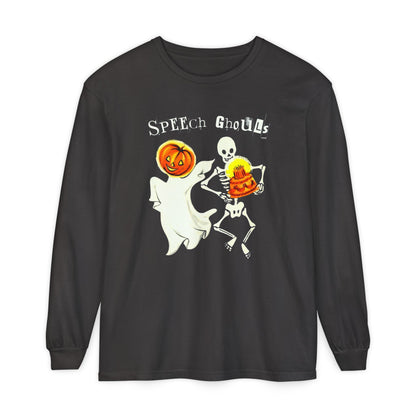Speech Ghouls Long Sleeve Comfort Colors T-Shirt