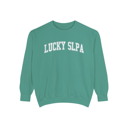 Lucky SLPA Distressed Comfort Colors Sweatshirt