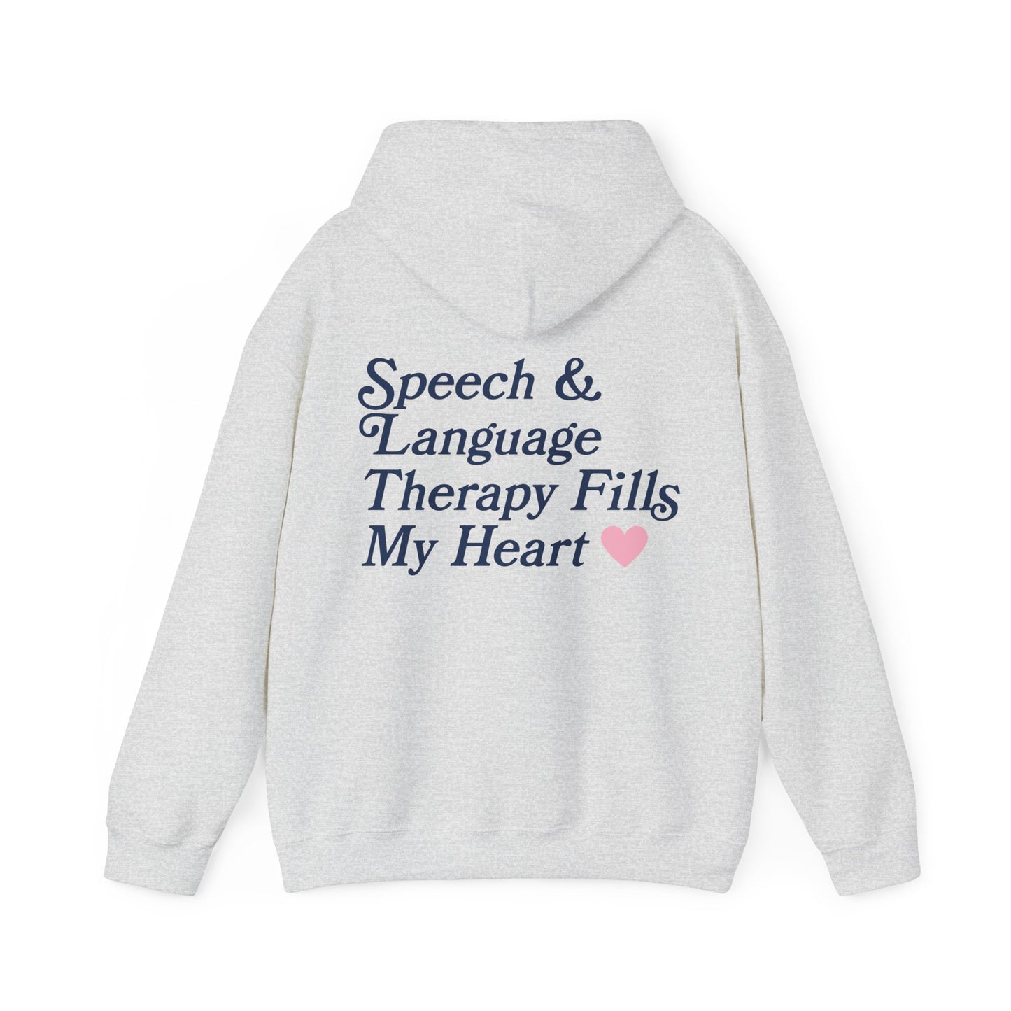 Speech Fills My Heart Hoodie | Front and Back Print