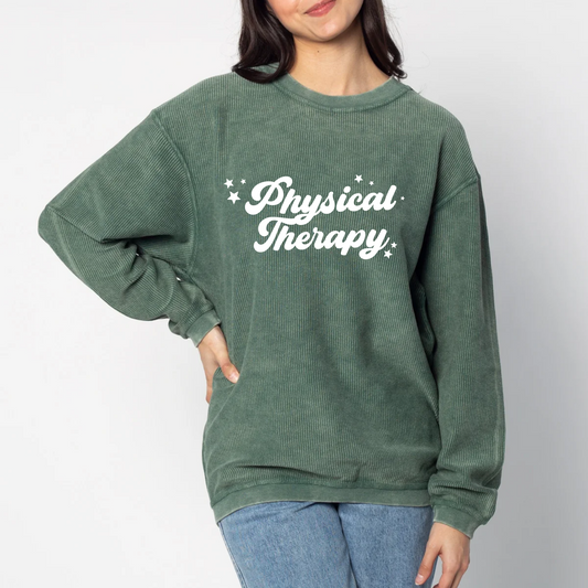 Physical Therapy Script Green Corded Crew