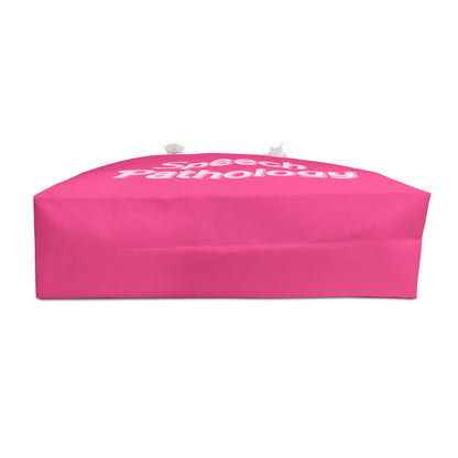 Pink Speech Pathology Oversized Therapy Tote