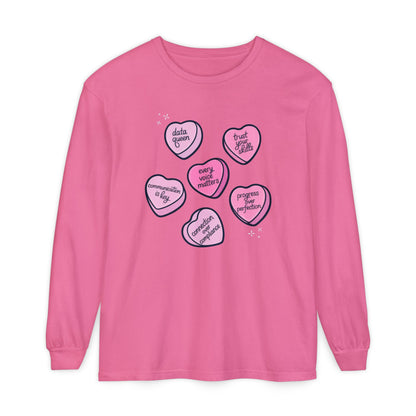 Candy Hearts Long Sleeve T-Shirt