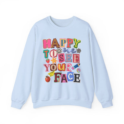 Happy to See Your Face Crewneck Sweatshirt