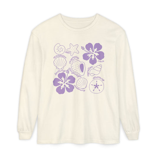 Tropical Speech Scope Long Sleeve Comfort Colors T-Shirt
