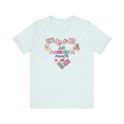 AAC Awareness Month Short Sleeve T-Shirt