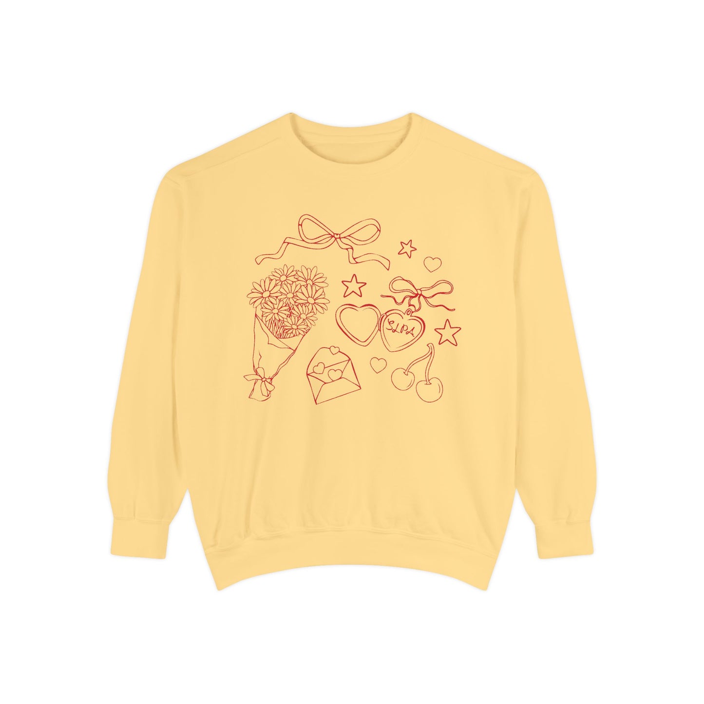 SLPA Whimsy Doodles Comfort Colors Sweatshirt