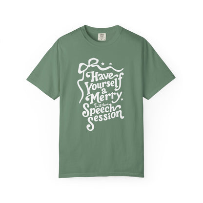 Merry Little Speech Session Comfort Colors T-Shirt