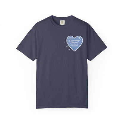 OT Heart Patch Comfort Colors T-Shirt | Front and Back Print