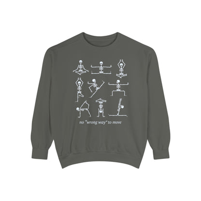 No Wrong Way To Move Comfort Colors Sweatshirt